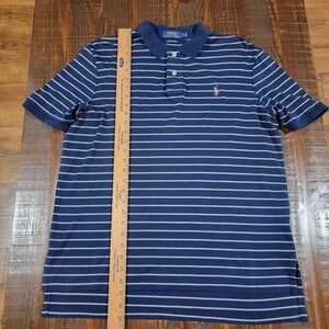 VTG Ralph Lauren Men's Polo Shirt 100% Cotton Striped Shirt Size L